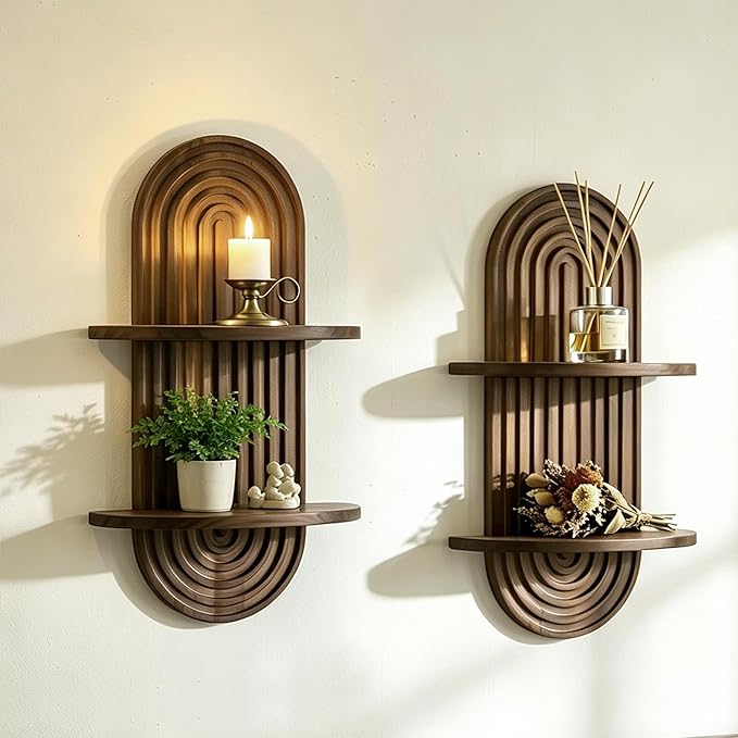 Boho Shelves Bohemian Decorative Wall Shelves Boho Chic Wall Decor
