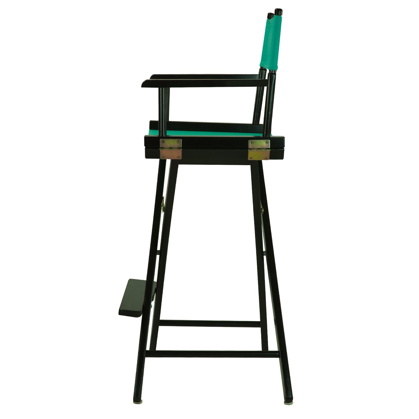 Casual Home 30" Director's Chair Black Frame-with Teal Canvas, Bar Height
