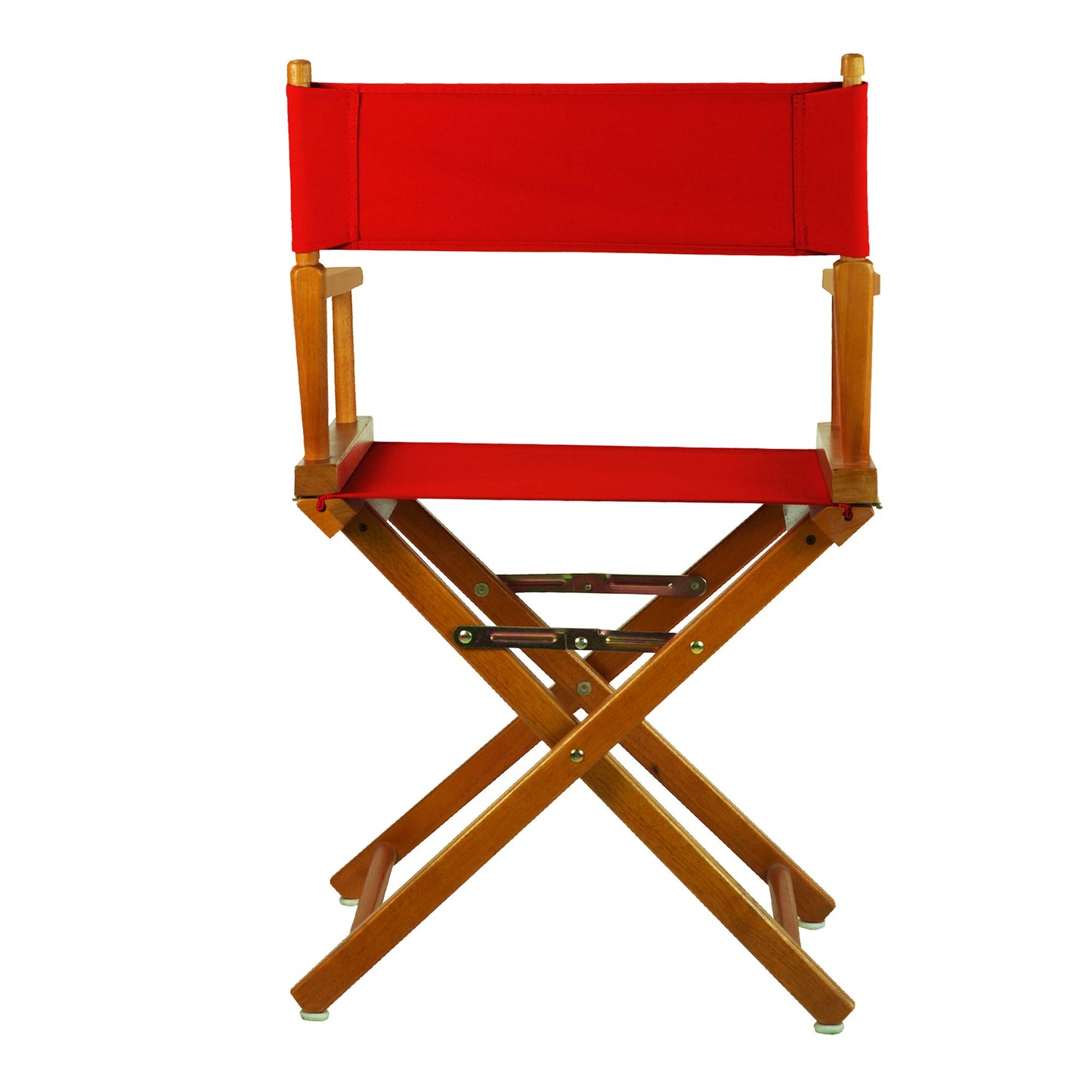 Casual Home 18" Director's Chair Honey Oak Frame with Red Canvas