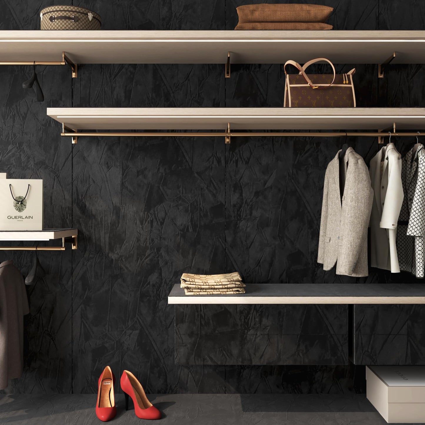 ReWallpaper Black Contact Paper Peel and Stick Soft Flocked Velvet Wallpaper Self Adhesive Removable Wall Paper for Cabinets Shelves Drawer Jewelry Box Liner Closet Matte DIY Home Decor 17.5in x 6.5ft