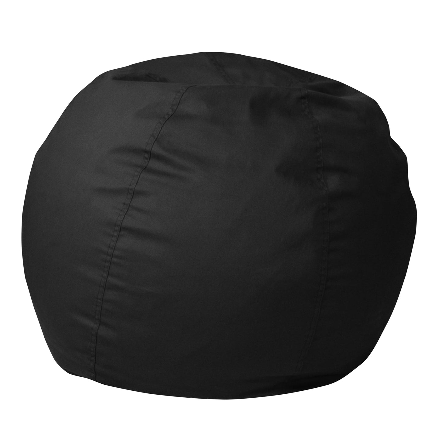 Flash Furniture Dillon Small Solid Black Bean Bag Chair for Kids and Teens
