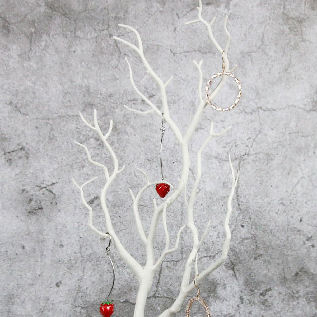 COPLKY Necklace Display Stand Tree Jewelry Display Jewelry Stand Earring Holder Necklace Bracelet Rack Holder Wood Display Jewelry Holder