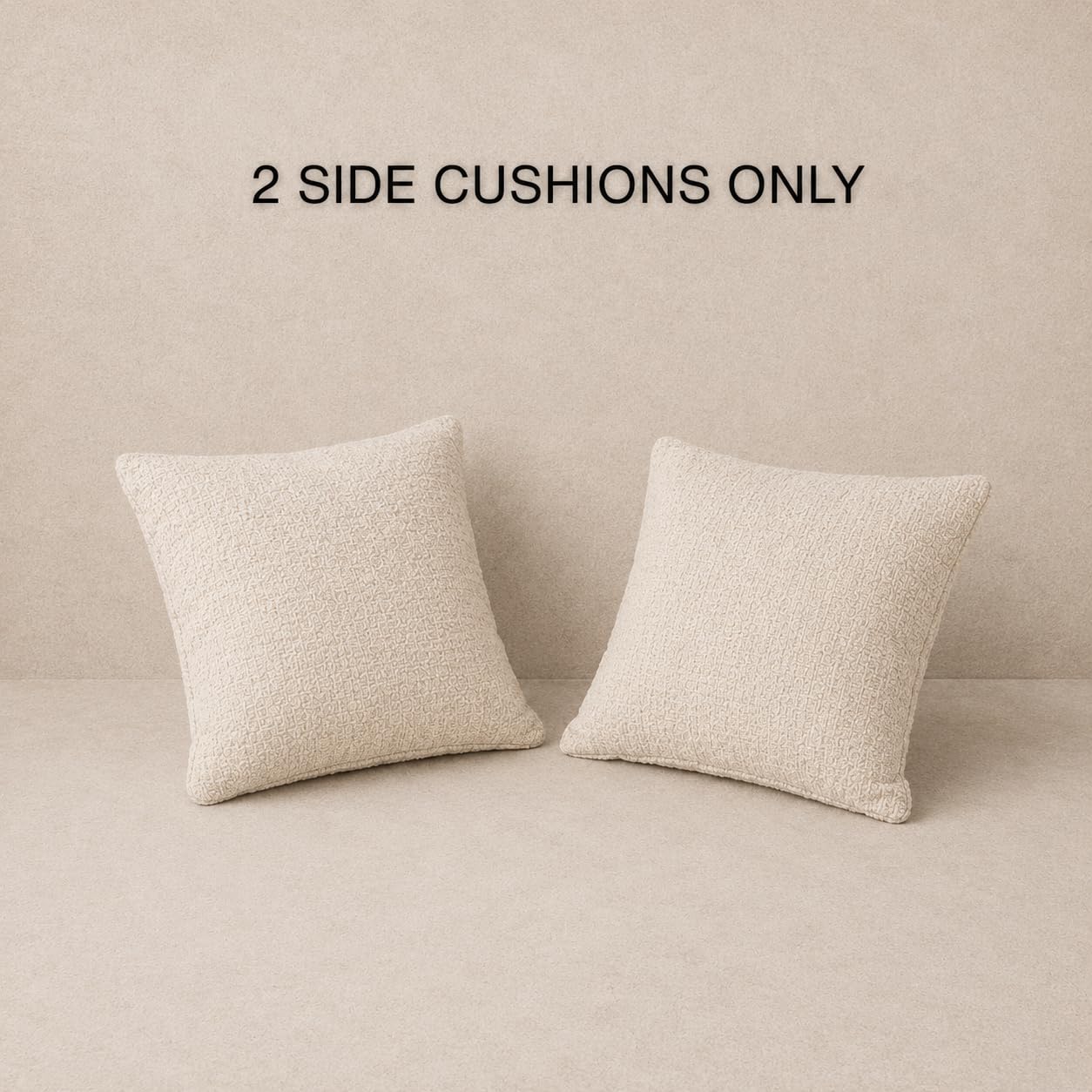Cloud Frame Couch- Indoor and Outdoor - Sold Seperately Ottoman Modular Sectional Upholstered - Washable Waterproof Sofa (Cream Boucle, Pillows)