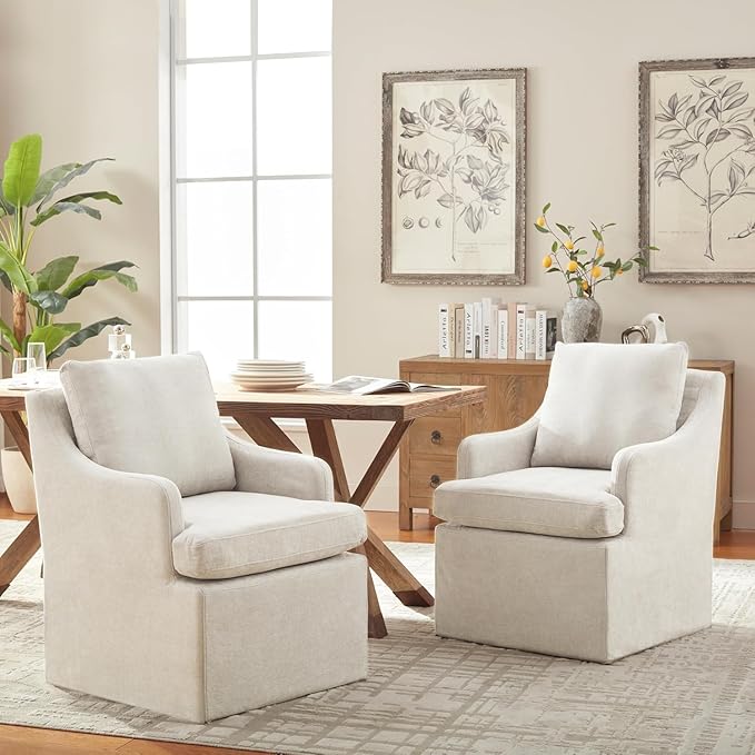 VKNOW Upholstered Dining Chairs, Modern Kitchen Chairs Dinner Chairs