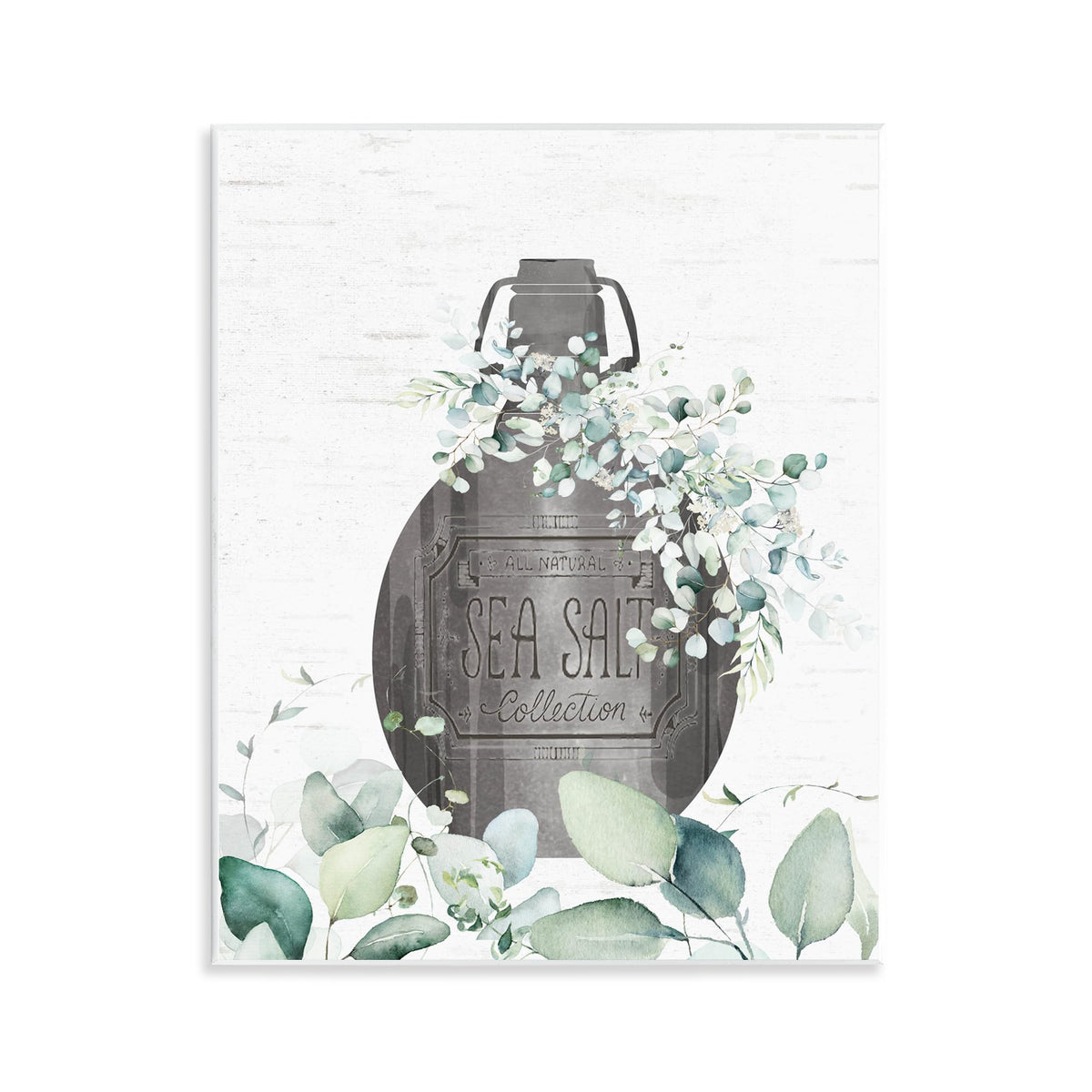 'Sea Salt Collection Bottle'| Wall Plaque Art