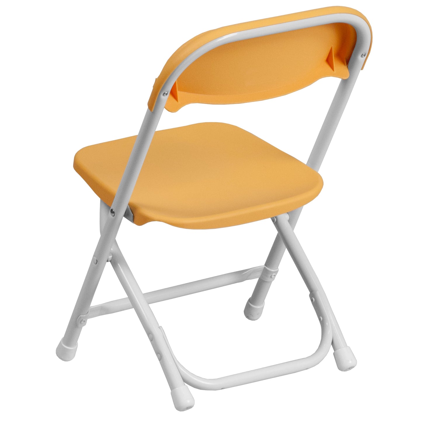 Flash Furniture Timmy 10 Pk. Kids Yellow Plastic Folding Chair
