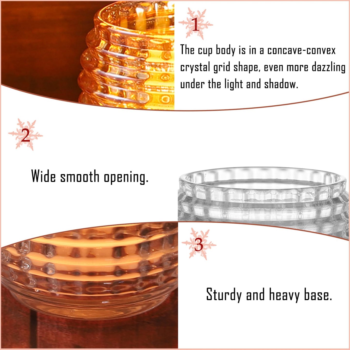 TkoYuHm 2 Pack Red Glass Votive Candle Holders for Home Decor Round Bubble Tea Light Holder for Valentine’s Day Table Centerpiece Wedding