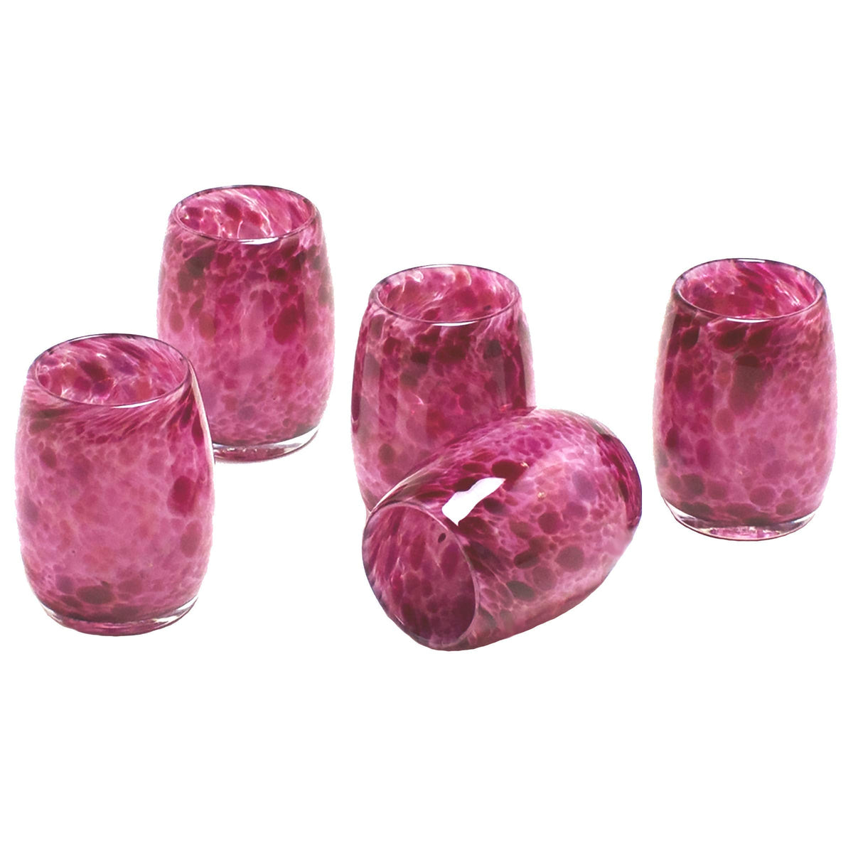 Totally Blown Glassworks Votive Candle Holder, Tea-Light, Handmade Blown Glass, Accent Vase, Centerpiece, Home Decor, Artist Dehanna Jones, Seattle, WA. (Pretty in Pink)