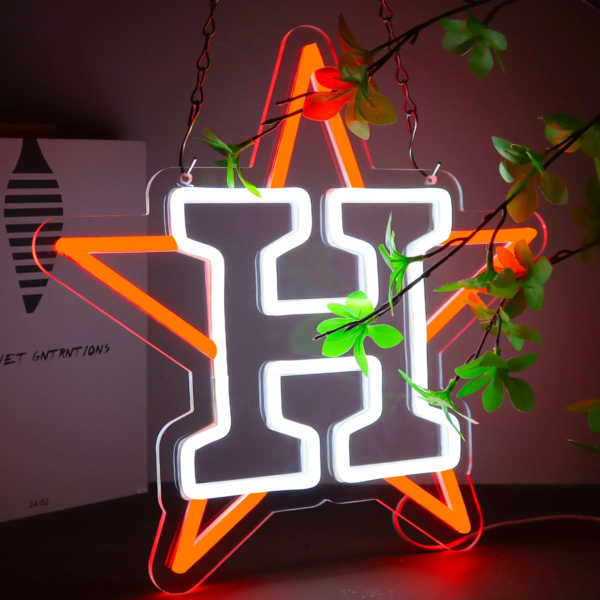 Baseball Neon Signs for Garage or Man Cave Decor, Men's Gifts with Baseball Team Logo, Baseball Neon for Parties, Bars, Dorms, Office Wall Art and Game Room Decoration12.2 * 12.7 Inch