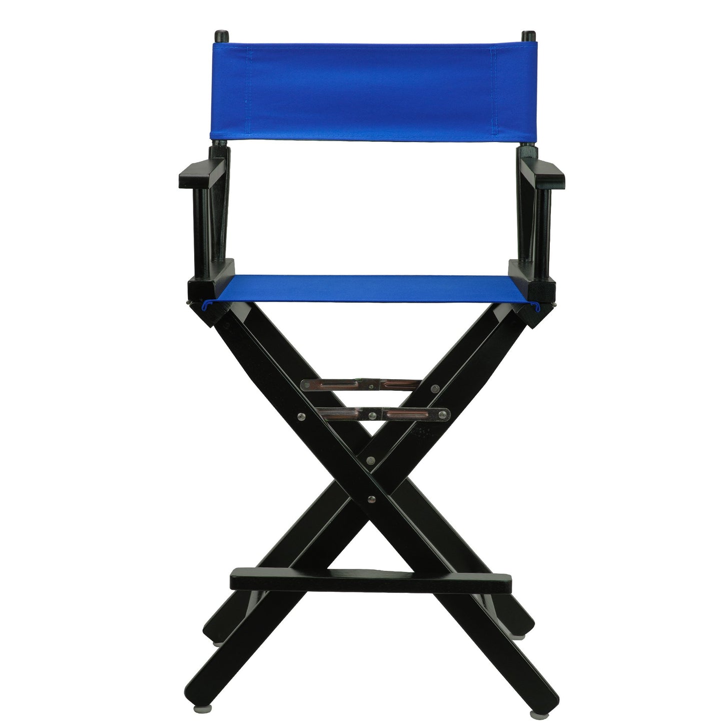 Casual Home 24" Director's Chair Black Frame-with Royal Blue Canvas, Counter Height