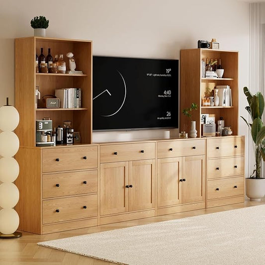 TUSY 71" Large TV Stand Set