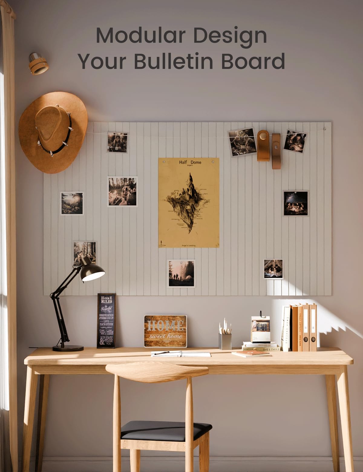 Large Felt Bulletin Board 48" x 36" Cork Board Alternative-12 Pack with 70 Safe Removable Adhesive Tabs, Cork Boards for Walls Cork Board for Home Office Classroom Pin Board-Cold White