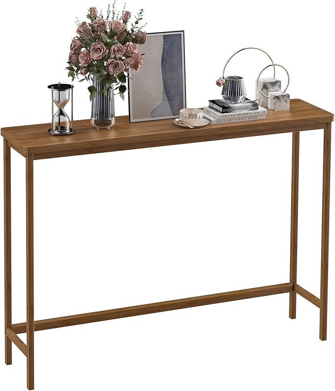 VASMIA Console Table, Entryway Table, Narrow Sofa Table, Living Room