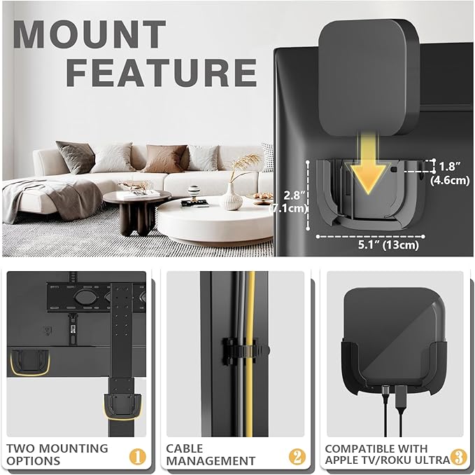 TAVR Universal Floor TV Stand Base