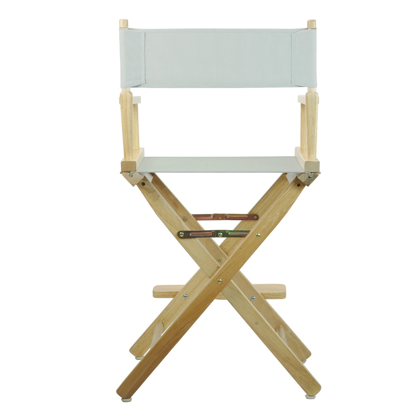 Casual Home 24" Director's Chair Natural Frame with Grey Canvas, Counter Height