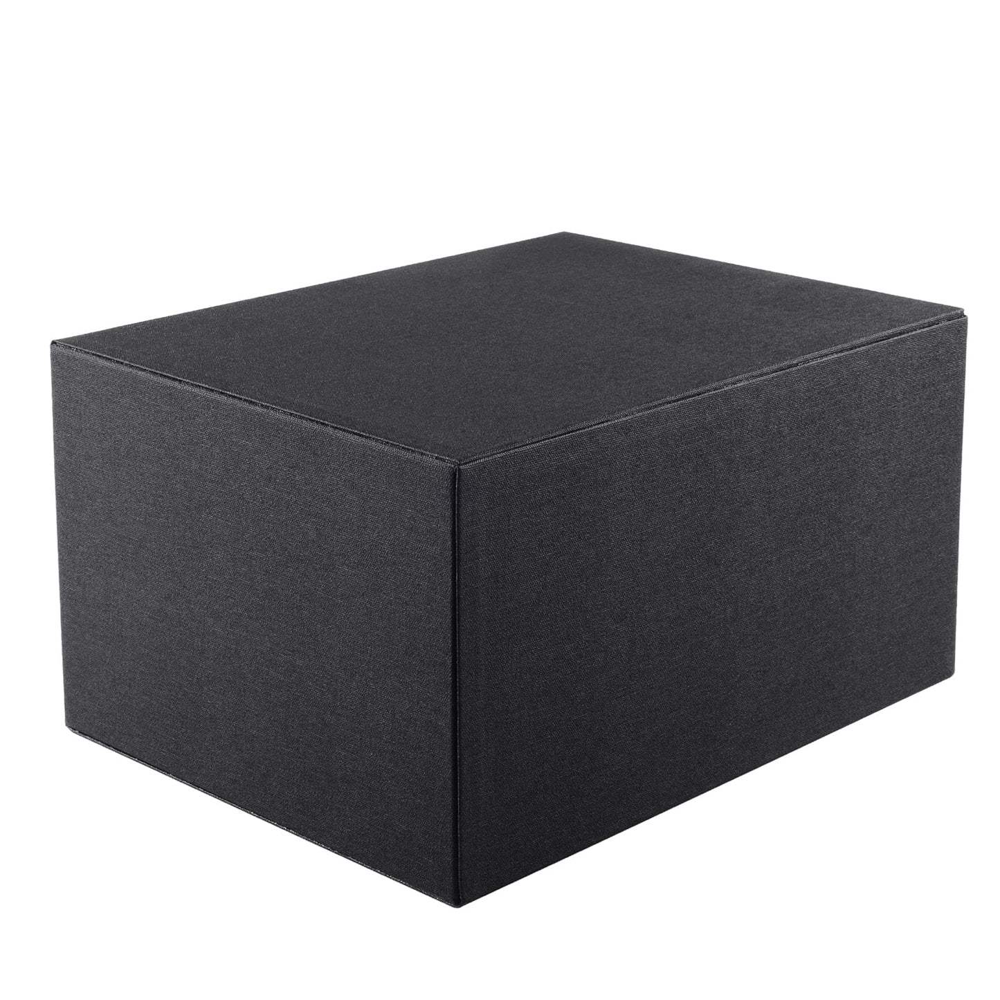 XNONE PU Leather Desk Organizer with 3 Drawers,Executive Office Supplies Desktop Filing A4 File Cabinet/Holder for Jewelry/Bill/Paper/Documents/Makeup Home Decor Stationery Storage Box,Black