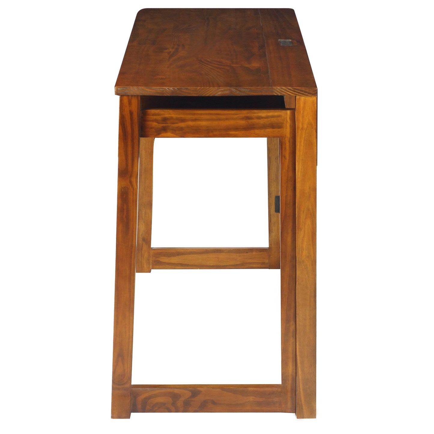 Casual Home Folding Desk with Pull-Out & USB Ports