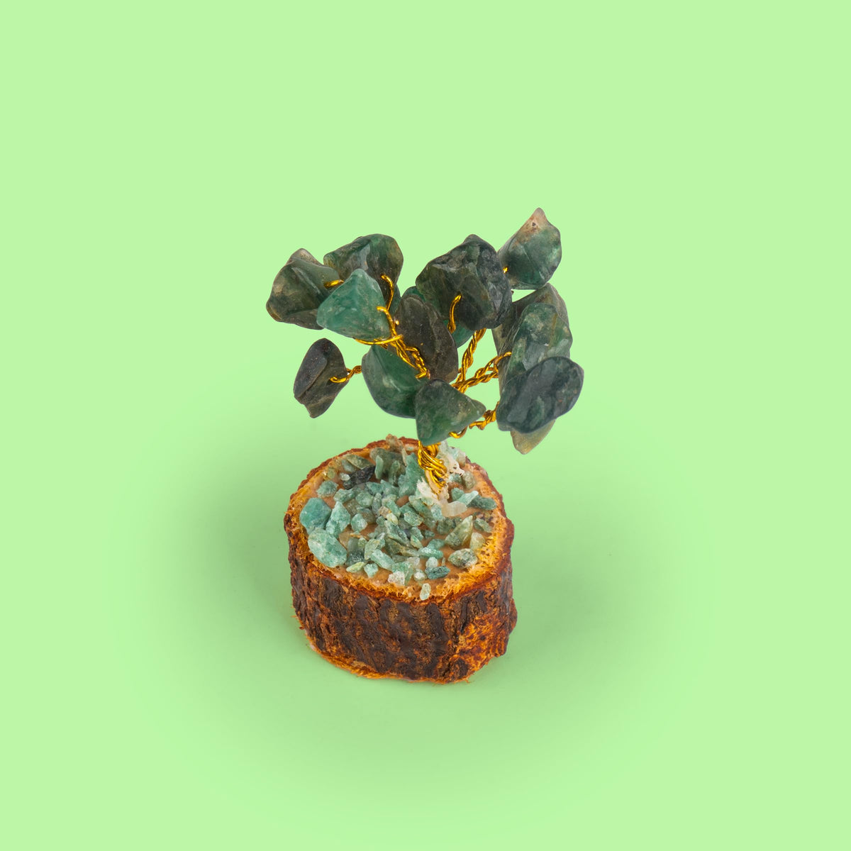 Gemstone Tree Crystal Decorative Handmade Miniture Pedh for Fengshui Vaastu Home Office and Gifting (Crystal Tree)