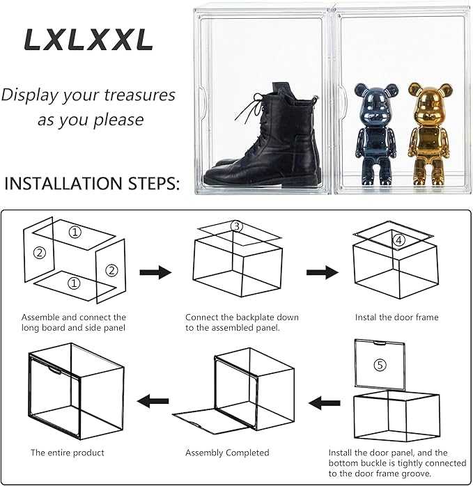 Acrylic Box Display Case, Showcase