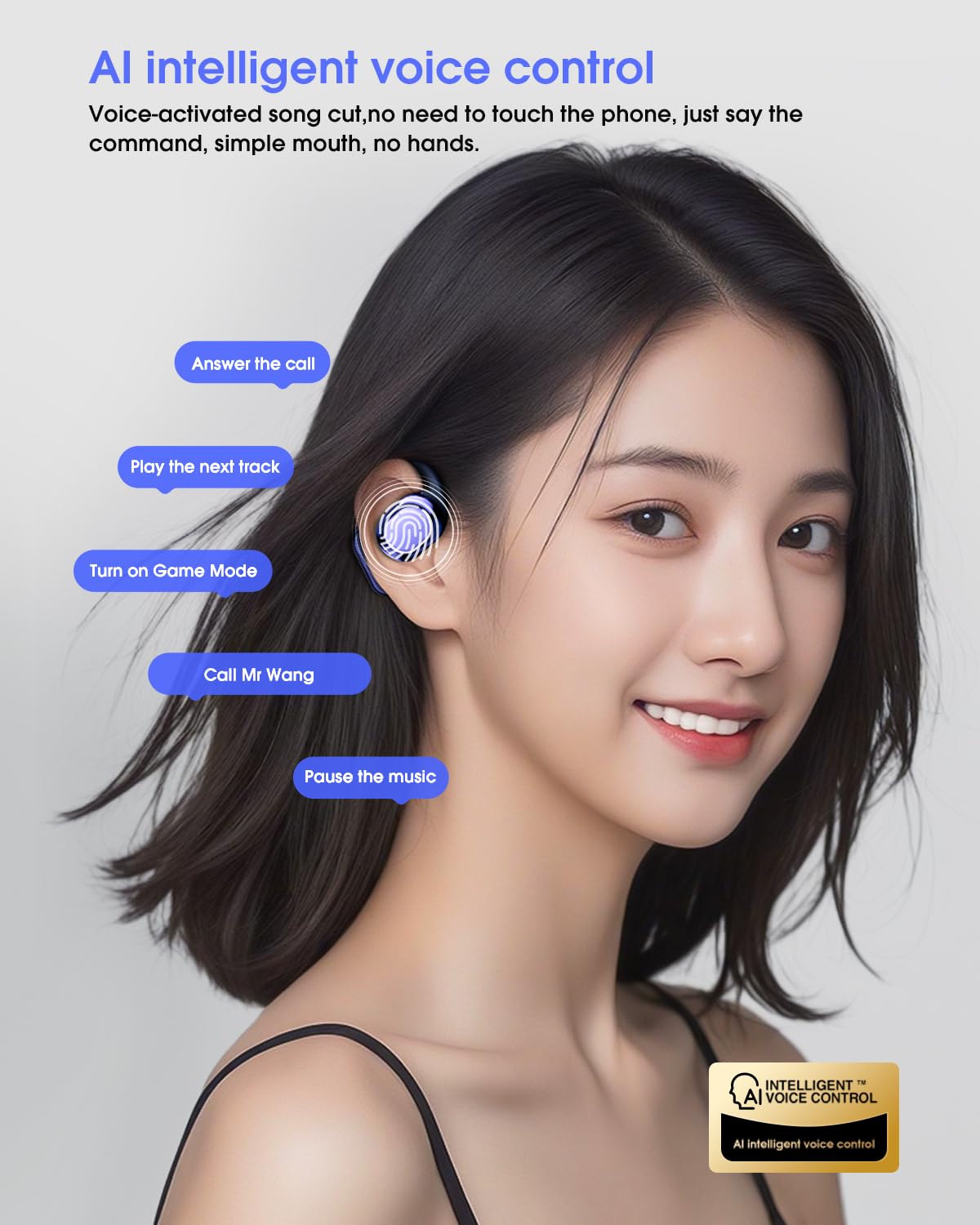 AI Translator Earbuds Wireless Bluetooth - 164 Languages Translation with No Subscription Required, Audio and Video Calls Real Time Interpreter Translating Headphones for Business, Travel, Learning