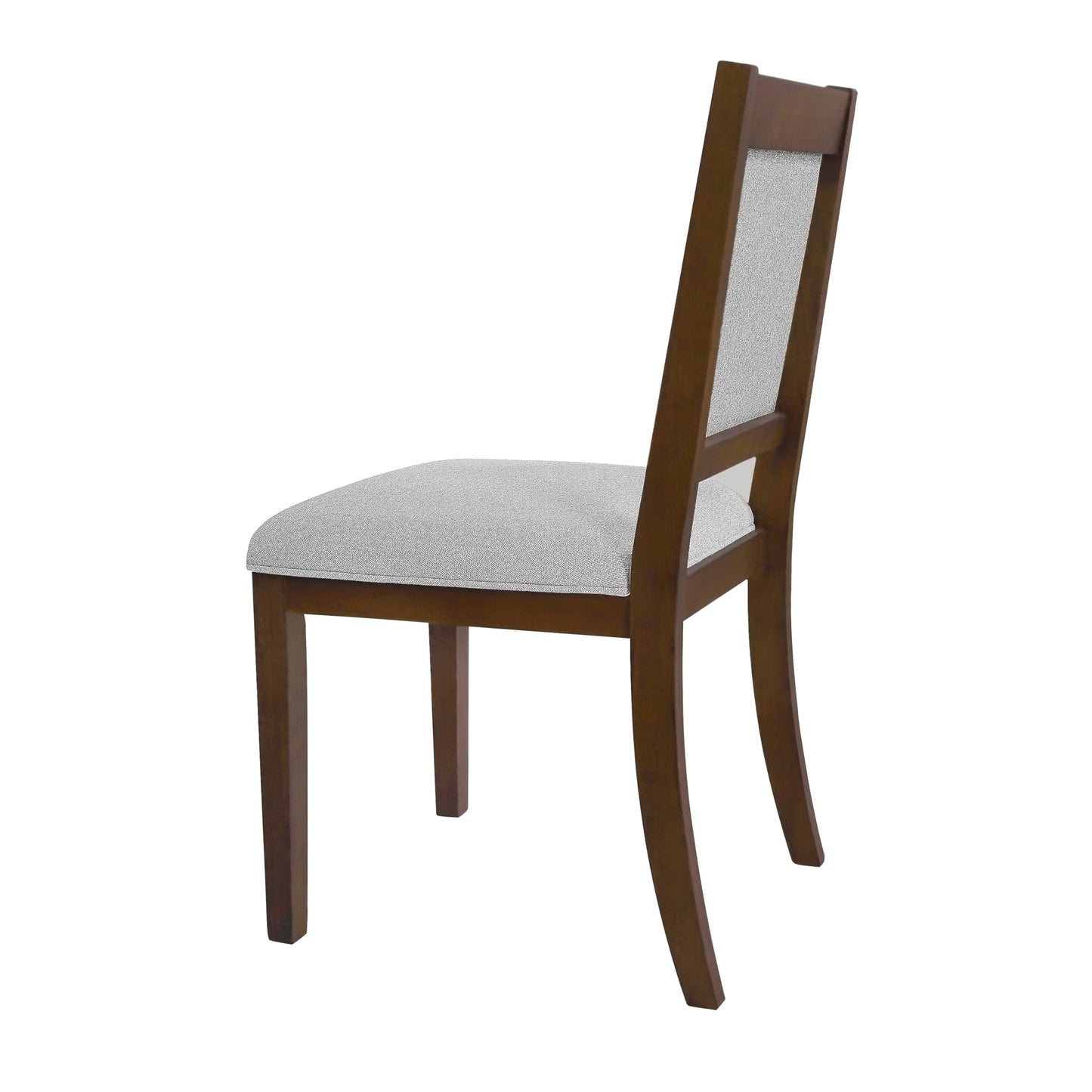HomePop Open Back Dining Chair - Gray Solid Woven (Set of 2)