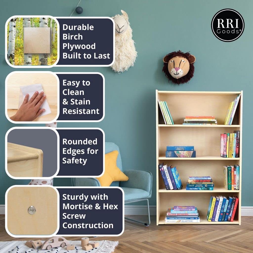 RRI Goods 3-Section Coat Locker with Bench & Cubby Storage, Backpack Organizer, Coat Cubbies Storage for Kids & Toddlers, Ideal for Home, School, Daycare