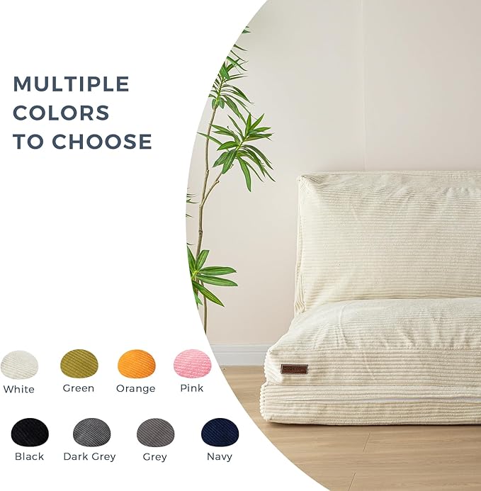 MAXYOYO Folding Sofa Bed, Floor Sofa Convertible Sleeper Chair