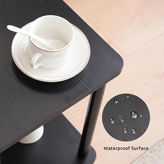 Apicizon 2 Tier End Table Set of 2, Small Side Table