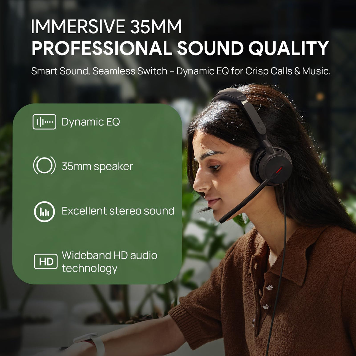 Yealink UH44 UC USB Headset -2 Noise Cancelling Mic, Comfort Ear Cushions, Stereo Sound for PC/Laptop with Inline Controls,Home,Office,USB-C/A & Busylight