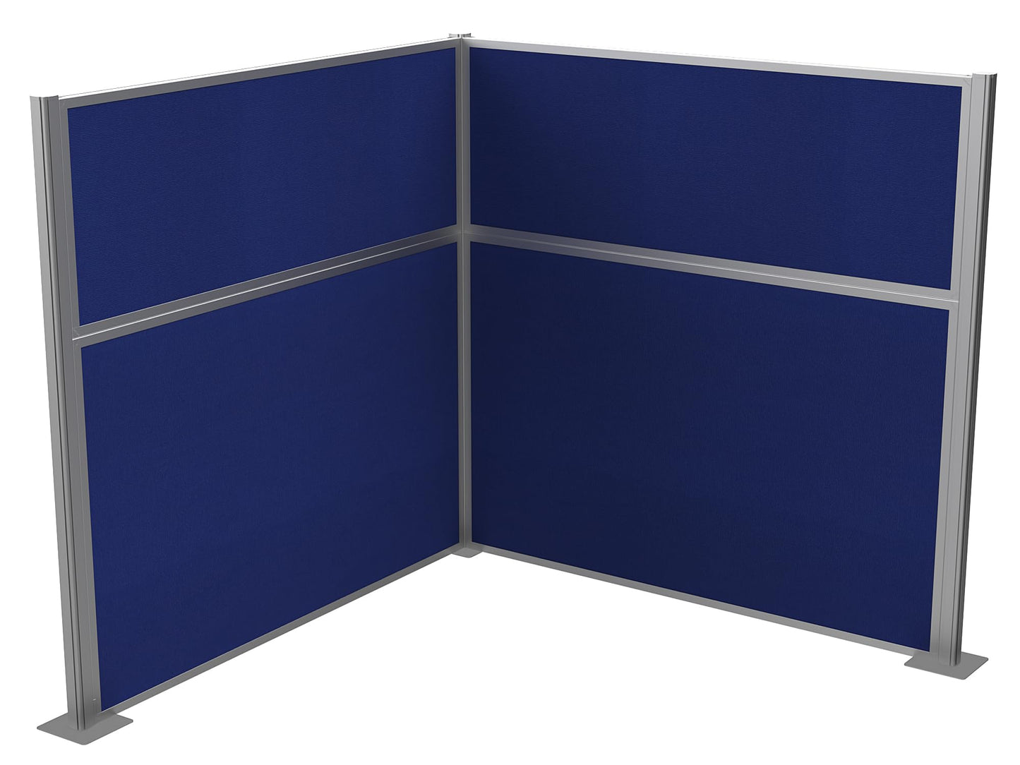 Versare Hush Panel Cubicle Kit | Workstation Partition Walls | Sound Dampening Cubicle Walls | Partitions for Desks