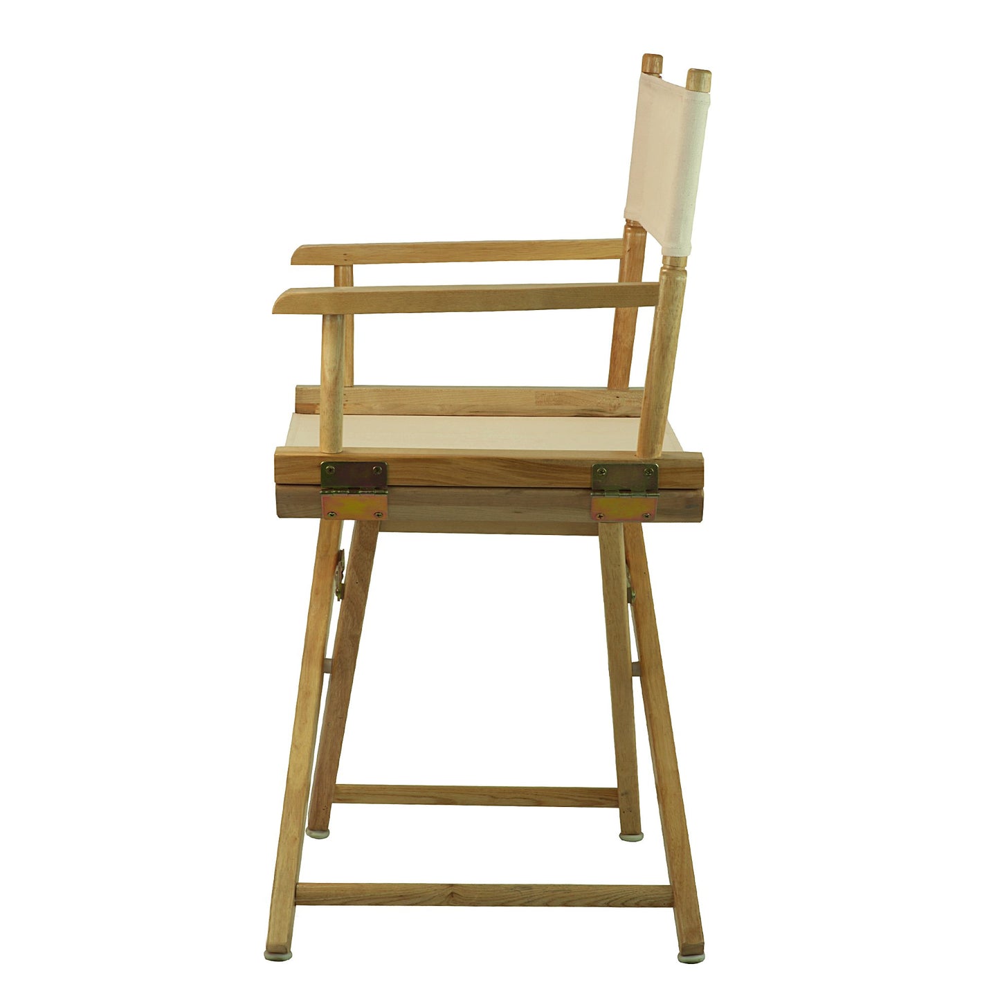 Casual Home 18" Director's Chair Natural Frame with Wheat Canvas