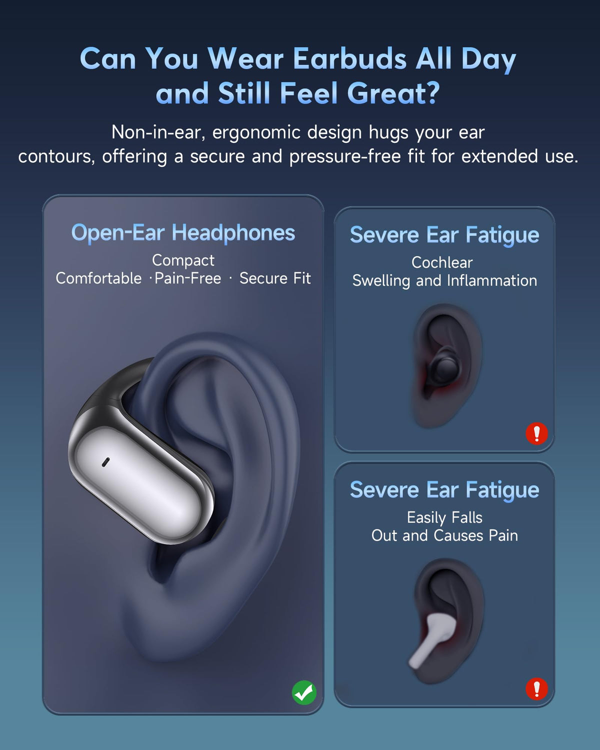 Faxoimu AI Translation Earbuds Real Time, 3-in-1 Translator Earbuds, 80H Playtime Translating Device, 144 Language Translator Earbuds for iPhone and Android, for Travel/Business/Meeting/Learning