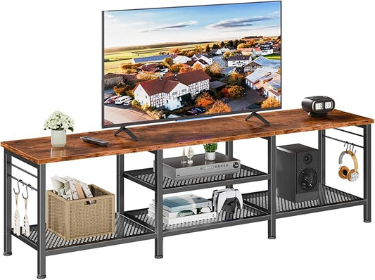 Furologee TV Stand for TVs up to 70 Inch, 63 Inch Entertainment Center