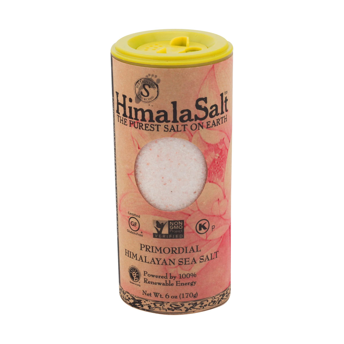 HimalaSalt Primordial Himalayan Sea Salt, Fine Grain Shaker, 6 Ounce