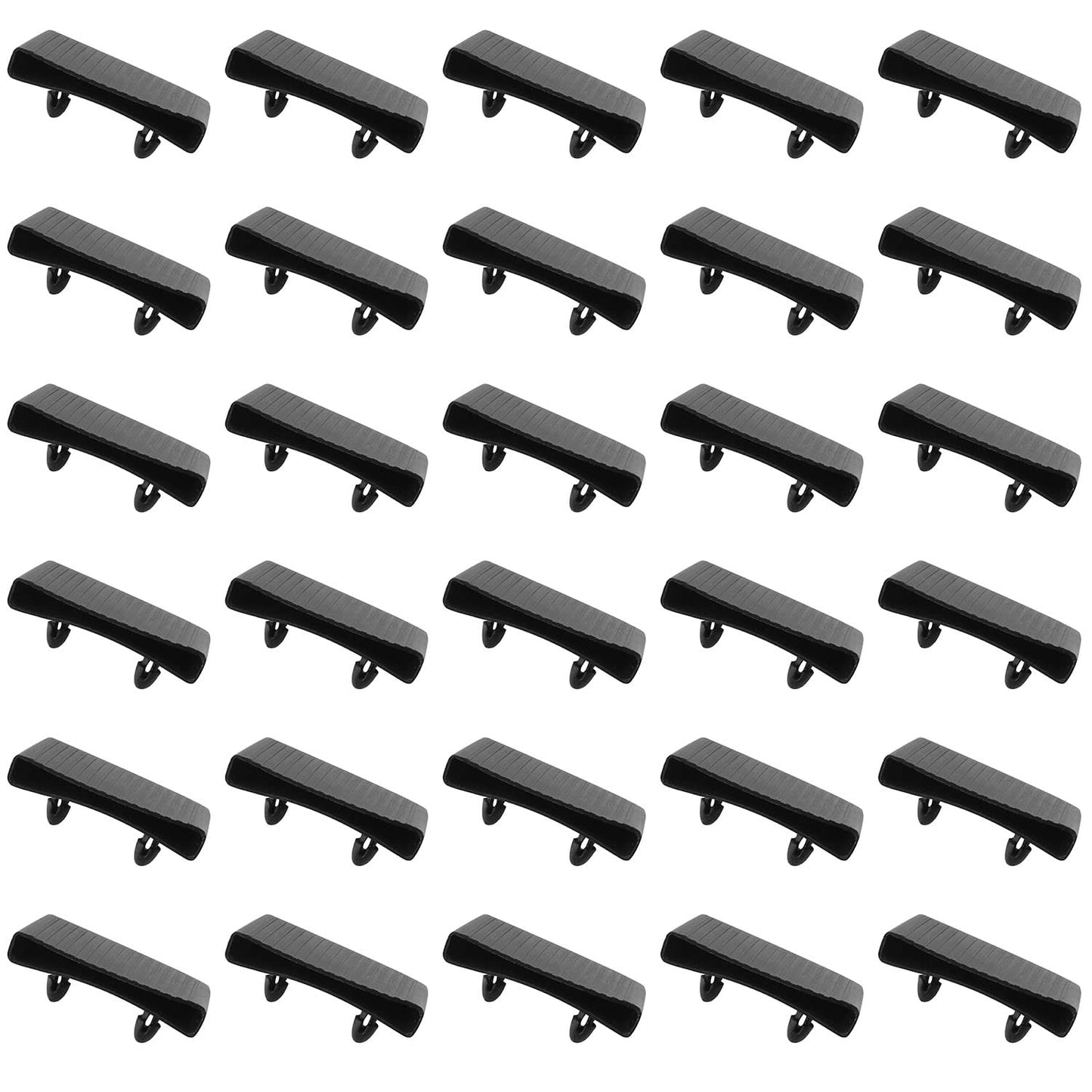 JCBIZ 30pcs 65x9mm Plastic Bed Slat End Caps Holders Plastic Connector Furniture Accessories for Holding Securing Wooden Slats Bed Base