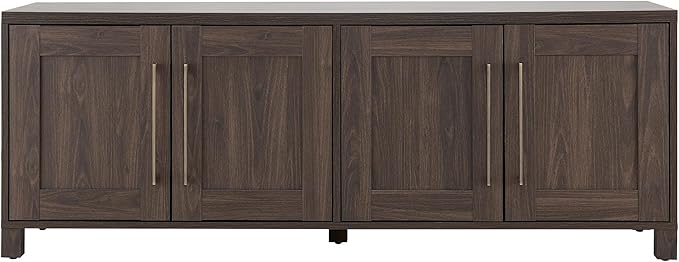 Henn&Hart Rectangular TV Stand for TV's up to 80" in Alder Brown, TV Stands for