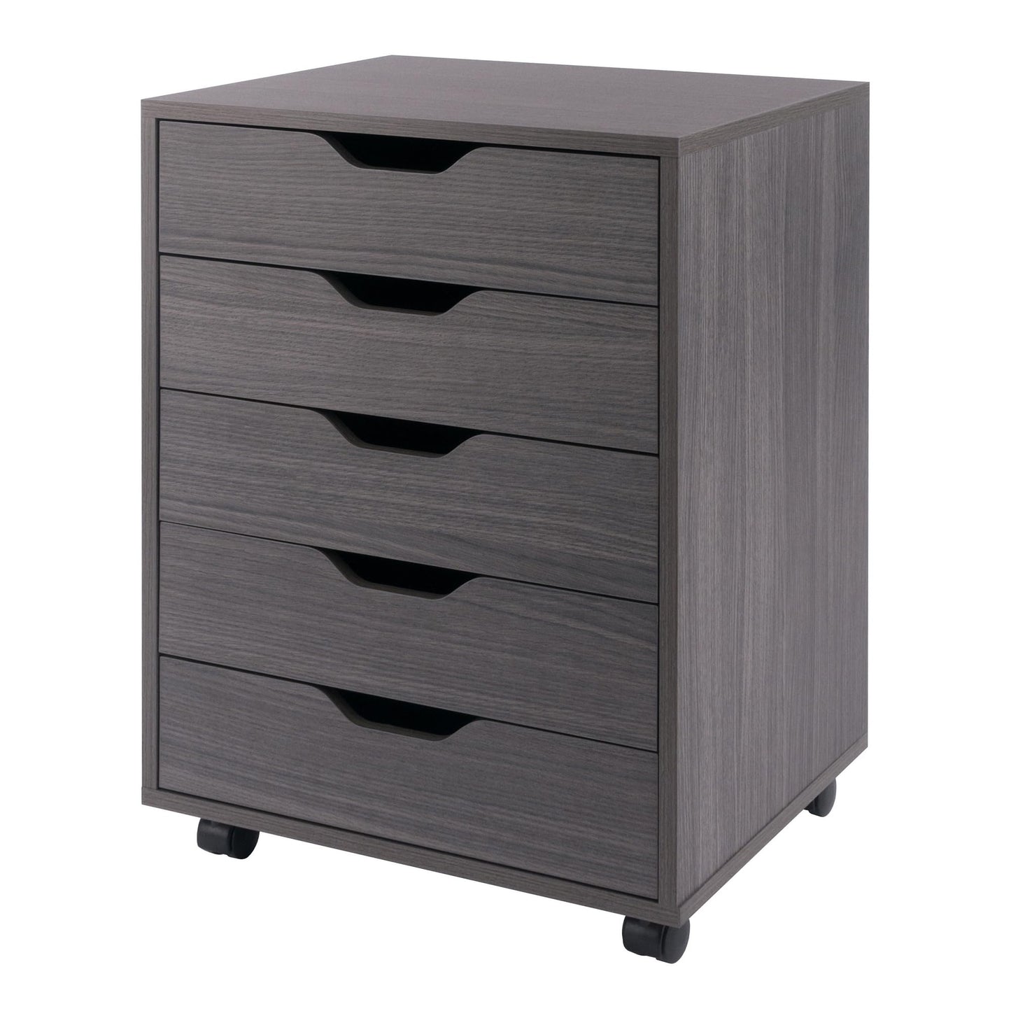 Winsome Halifax Mobile Storage Cabinet with Doors & Drawers, Stylish & Functional Home Storage Cabinet for Filing, Kitchen Organization, Moveable Furniture for Office, Dorms, Apartments