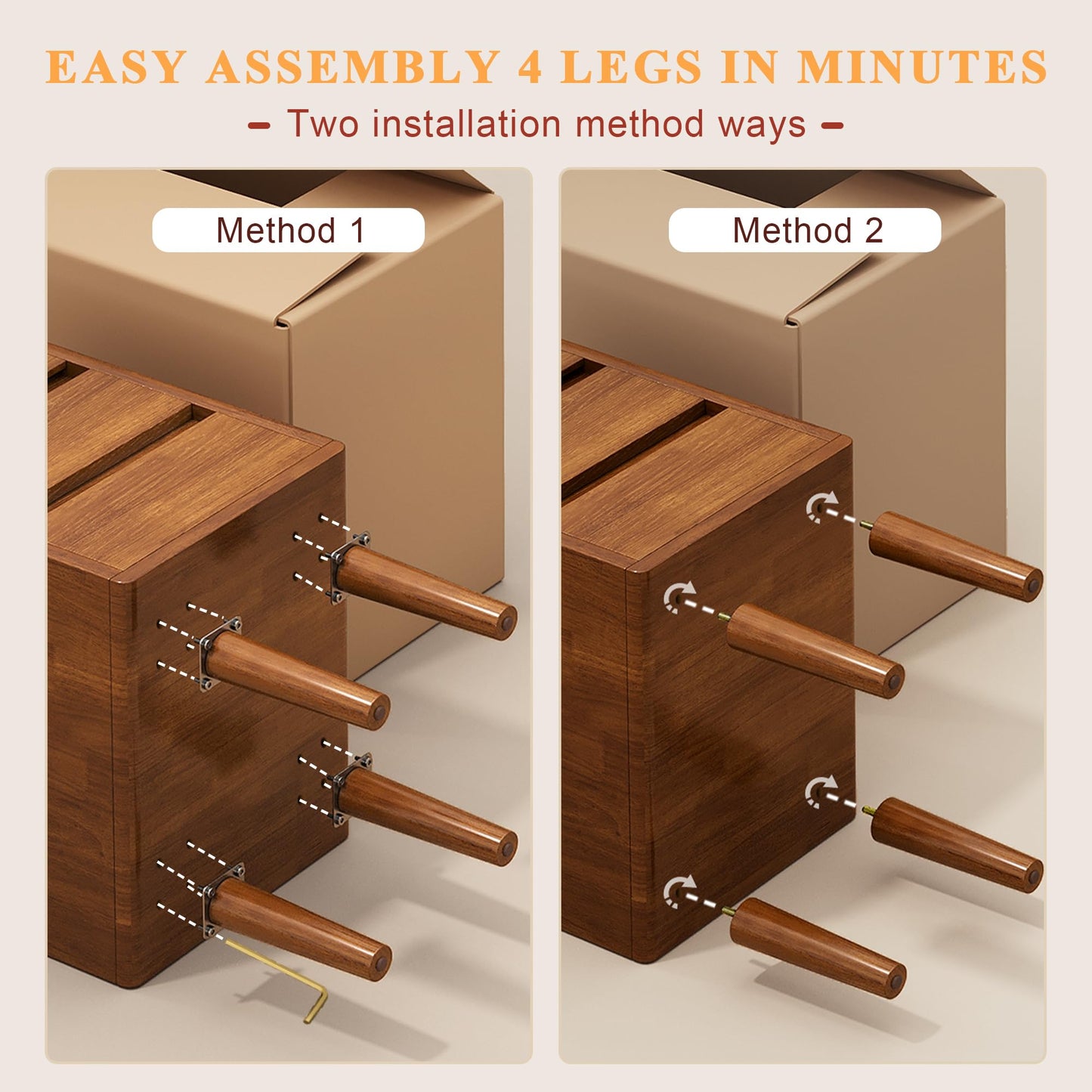 Nightstand with 3 Drawers Narrow Night Stand Solid Wood Bedside Table Mid Century Modern Nightstand Wooden End Table for Bedroom, Study, Office