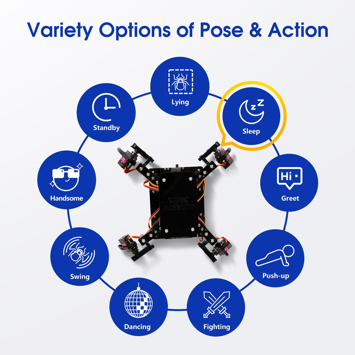 STEM Toys Programmable Bionic Spider Robot Kit, Science Kit for Kids Age 8-12, Teens DIY Robotics Building Toy, Walking Crawling, App Remote Control, Boys Gift Girls Adults Birthday
