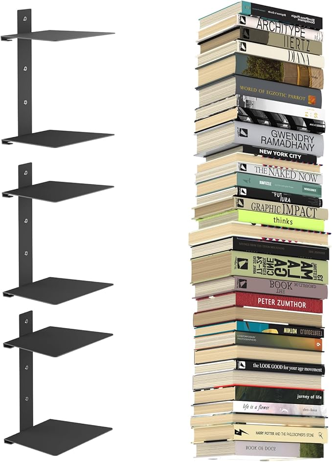 Mefirt Invisible Floating Bookshelves