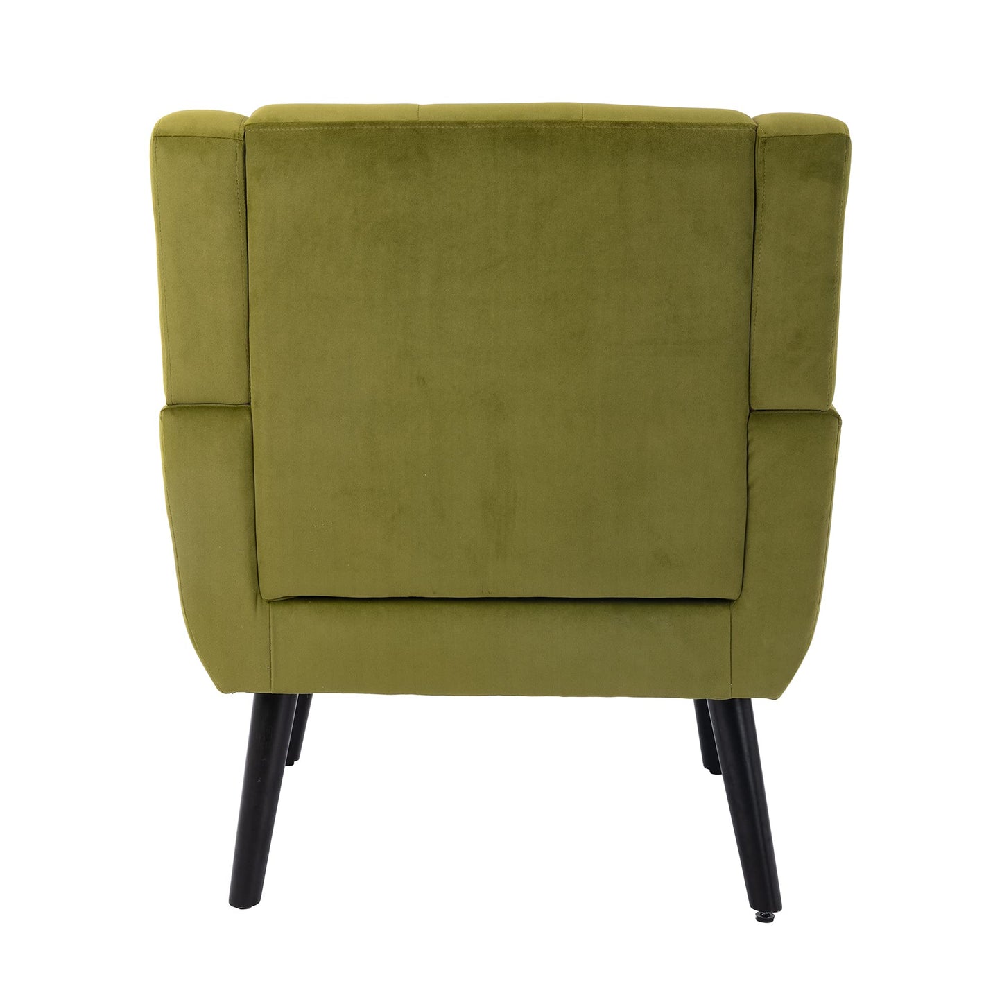 SPOFLYINN Armchair, Living Room Curved Back, Velvet Cushion, 250 Lbs Weight Capacity Ergonomics Accent Chair, Single Sofa for Bedroom 1 Upholstered 1 48.29 Green 48.29 L-Shape