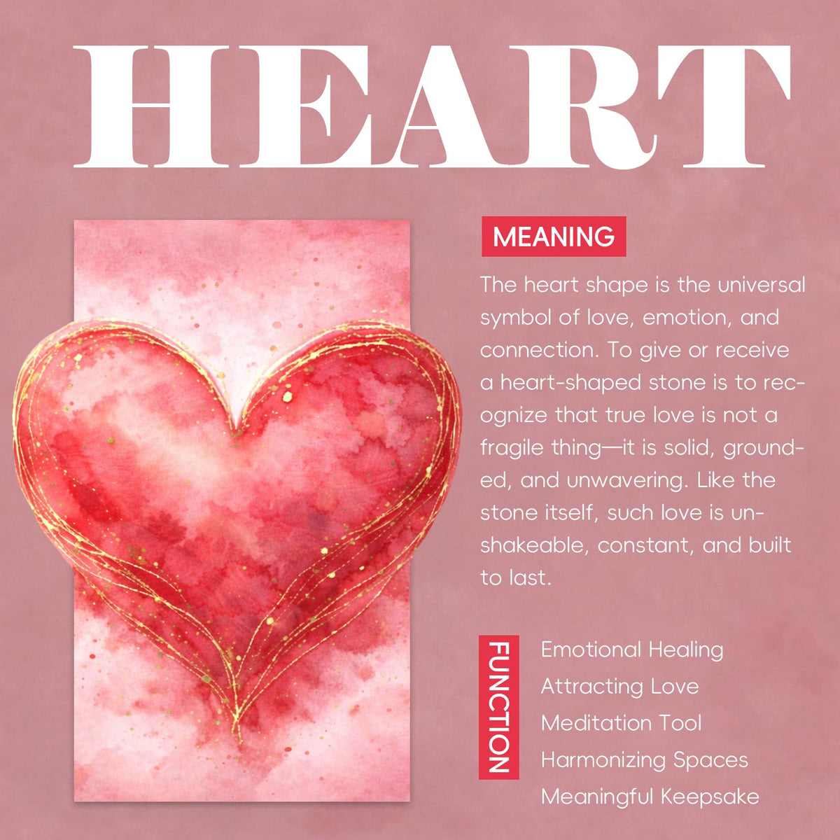 mookaitedecor Natural Agate Slice Art Print Heart Gesture Table Display with Wooden Stand, Irregular Agate Geode Stone Figurine for Office & Home Decoration