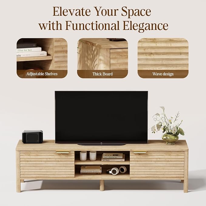 IKALIFE TV Stand for Living Room
