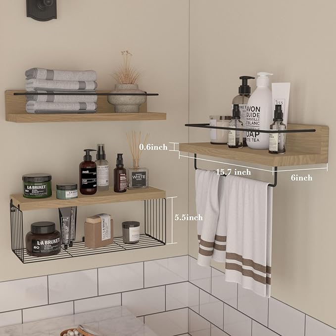 PopiShelves Bathroom Shelves Over Toilet