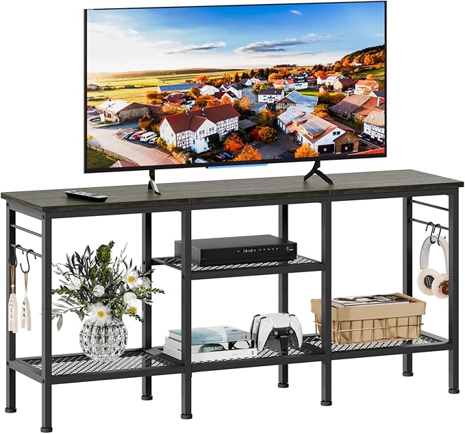 Furologee TV Stand for TVs up to 55 Inch, Entertainment Center