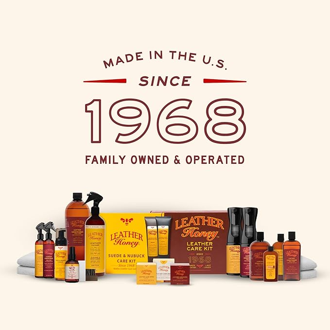 Leather Honey Black Recoloring Balm: Color Restorer and Scratch/Scuff Remover