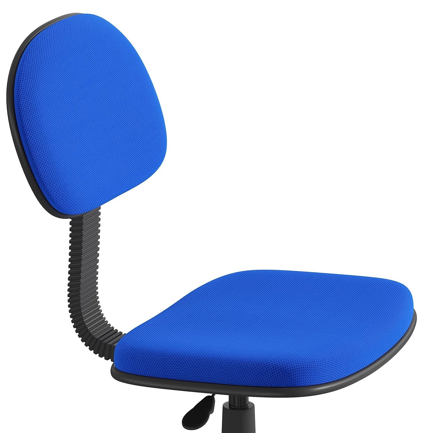Flash Furniture Harry Low Back Swivel Task Office Chair - Adjustable Royal Blue Student Chair with Padded Mesh Seat & Back - Homeschool Study Chair