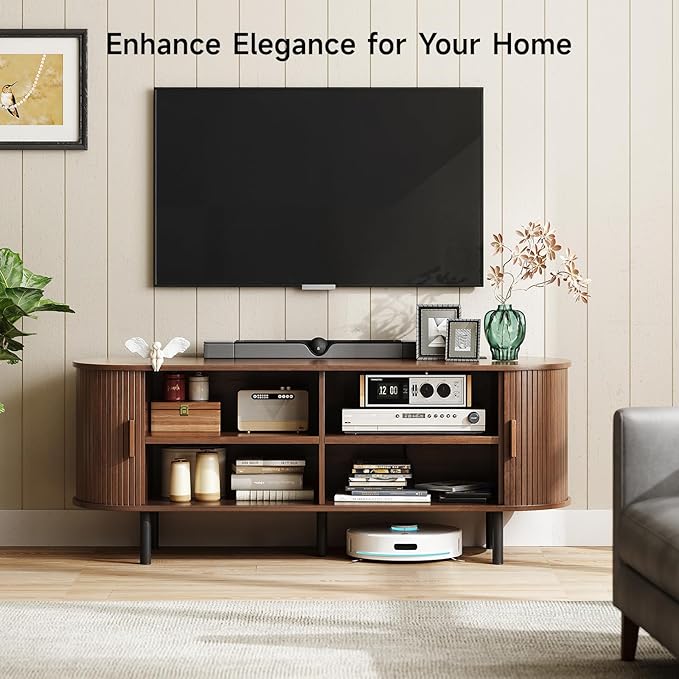 ONBRILL 55" TV Stand with Power Outlet