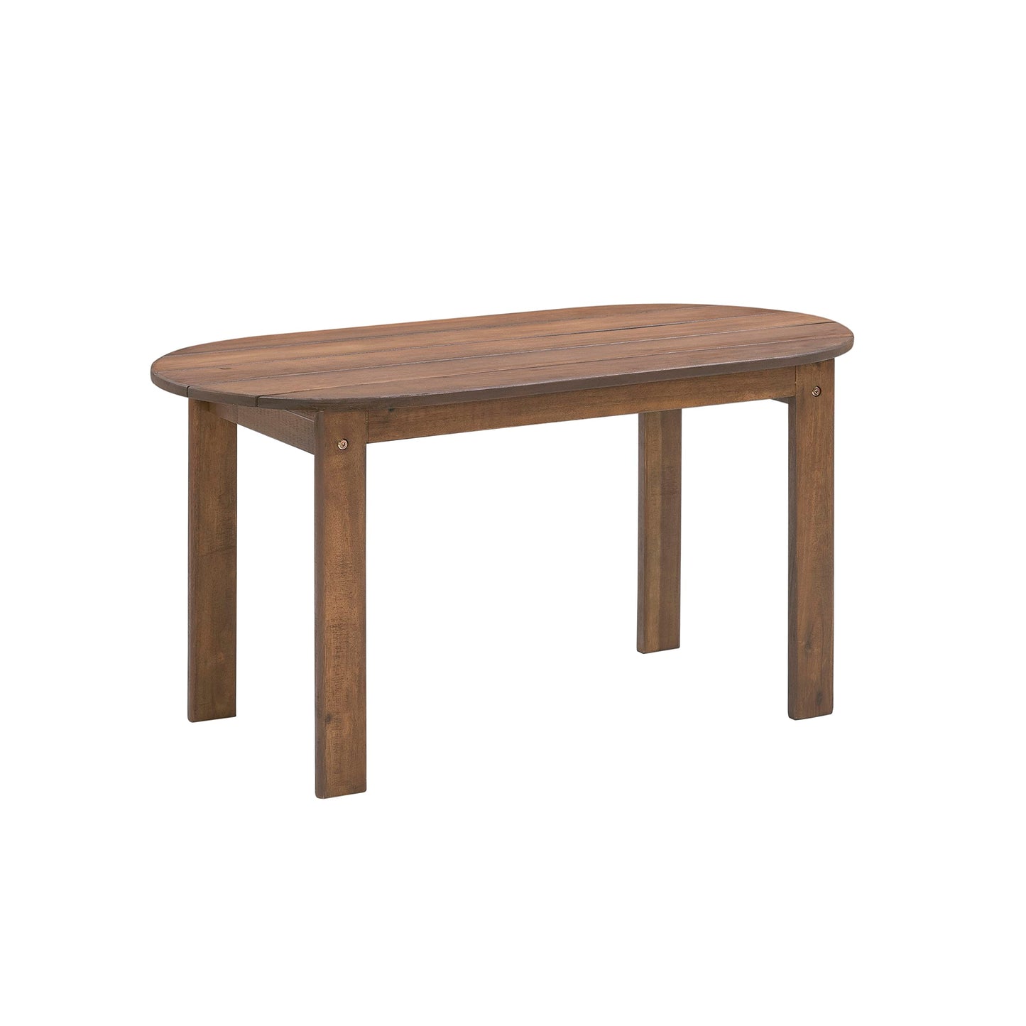 Linon Coffee Table, 18.11D x 35.24W x 18.11H in, Acorn