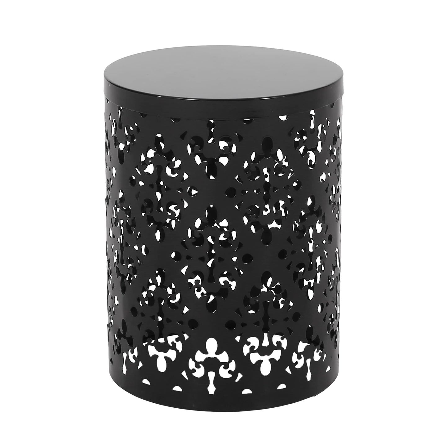 Christopher Knight Home Mathena Outdoor Side Tables - Black